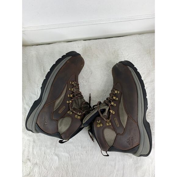 NORTIV 8 Men’s Brown Steel Toe Waterproof Work Boots Size 11 - Picture 5 of 8